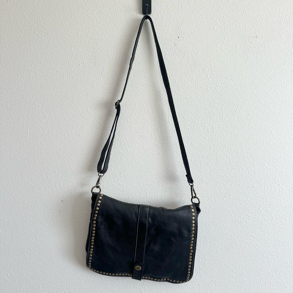 Costanza Rota Studded Leather Crossbody